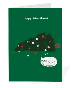 Personalised Fallen Tree Christmas Card | Ohh Deer