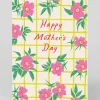 Personalised Flower Grid Pattern Mother's Day Card | Ohh Deer