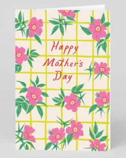 Personalised Flower Grid Pattern Mother's Day Card | Ohh Deer