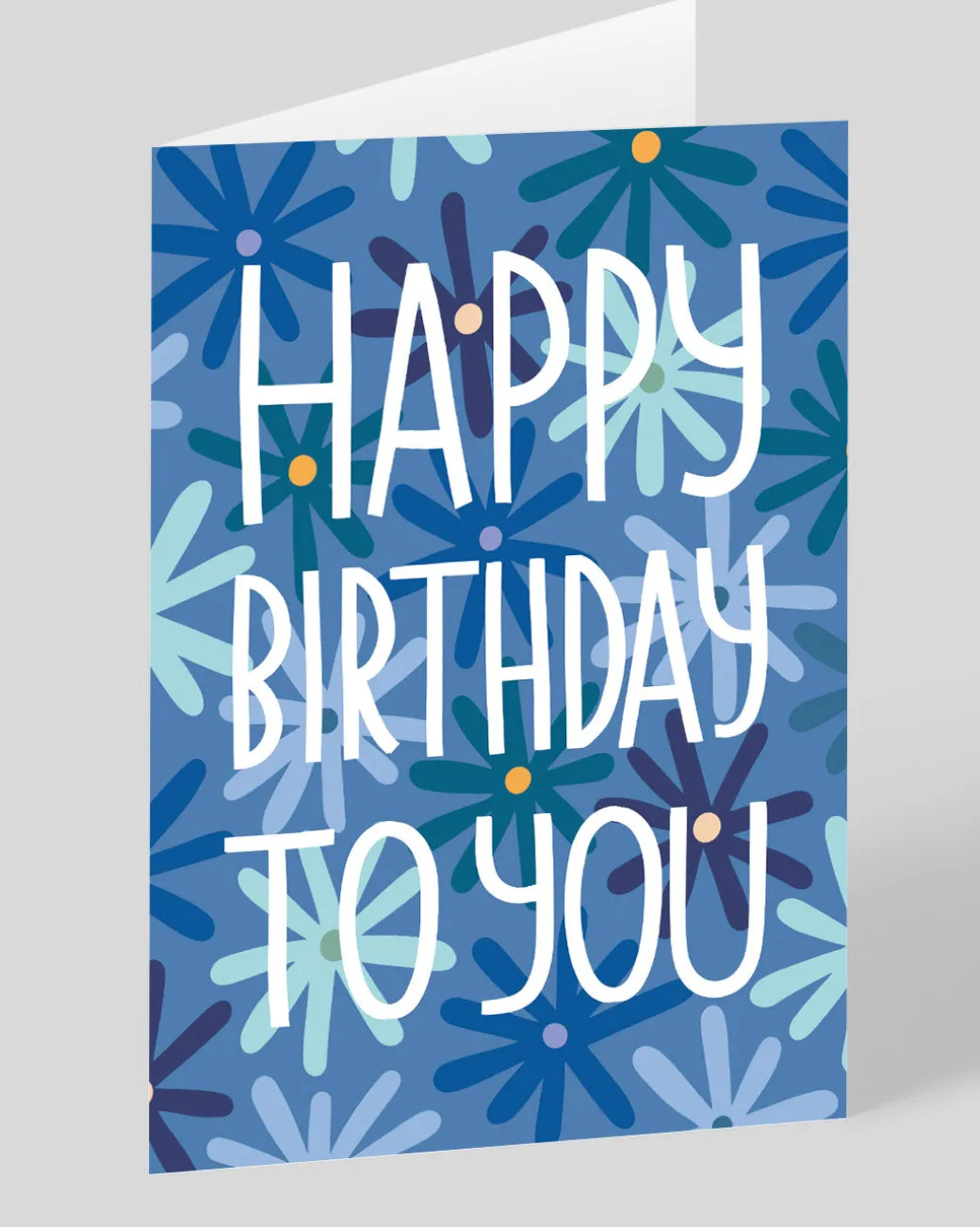 Personalised Flower Pattern Birthday Card | Ohh Deer