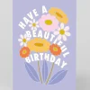 Personalised Flowers Beautiful Birthday Card | Ohh Deer