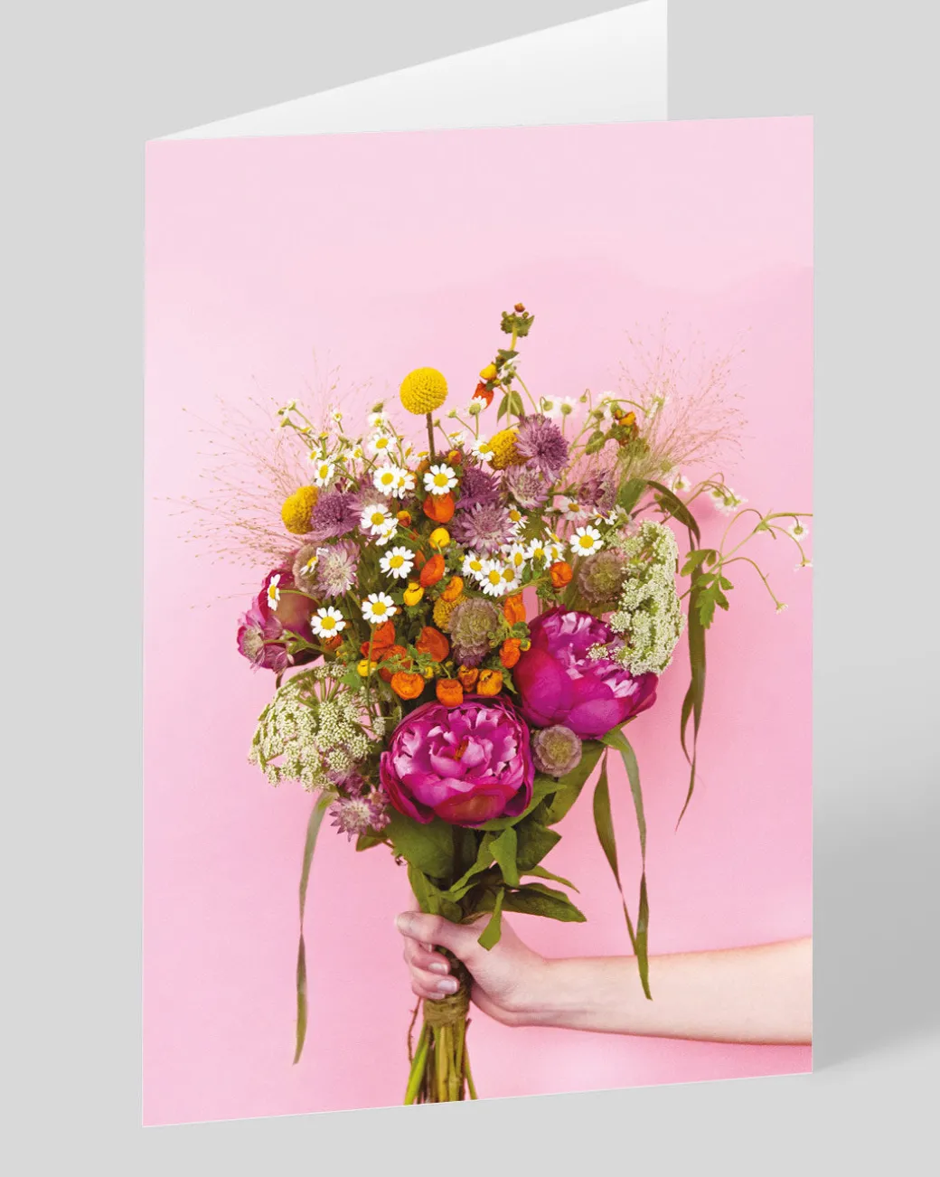 Personalised Flowers Bouquet Greeting Card | Ohh Deer