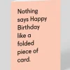 Personalised Folded Peice of Card Birthday Card | Ohh Deer