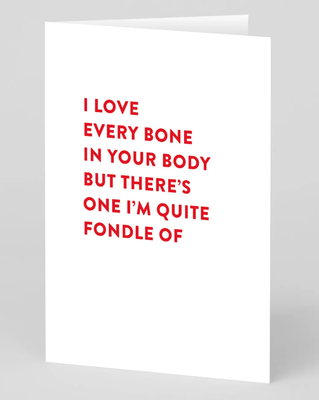 Personalised Fondle Bone Greeting Card | Ohh Deer