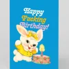 Personalised Freaky Bunny Birthday Card | Ohh Deer