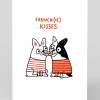 Personalised Frenchie Kisses Greeting Card | Ohh Deer
