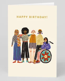 Personalised Friends Group Birthday Card | Ohh Deer