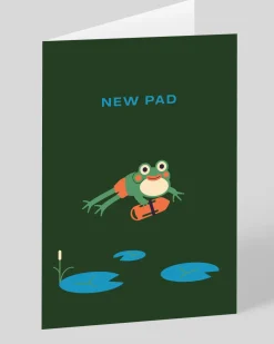 Personalised Frog New Pad New Home Card | Ohh Deer