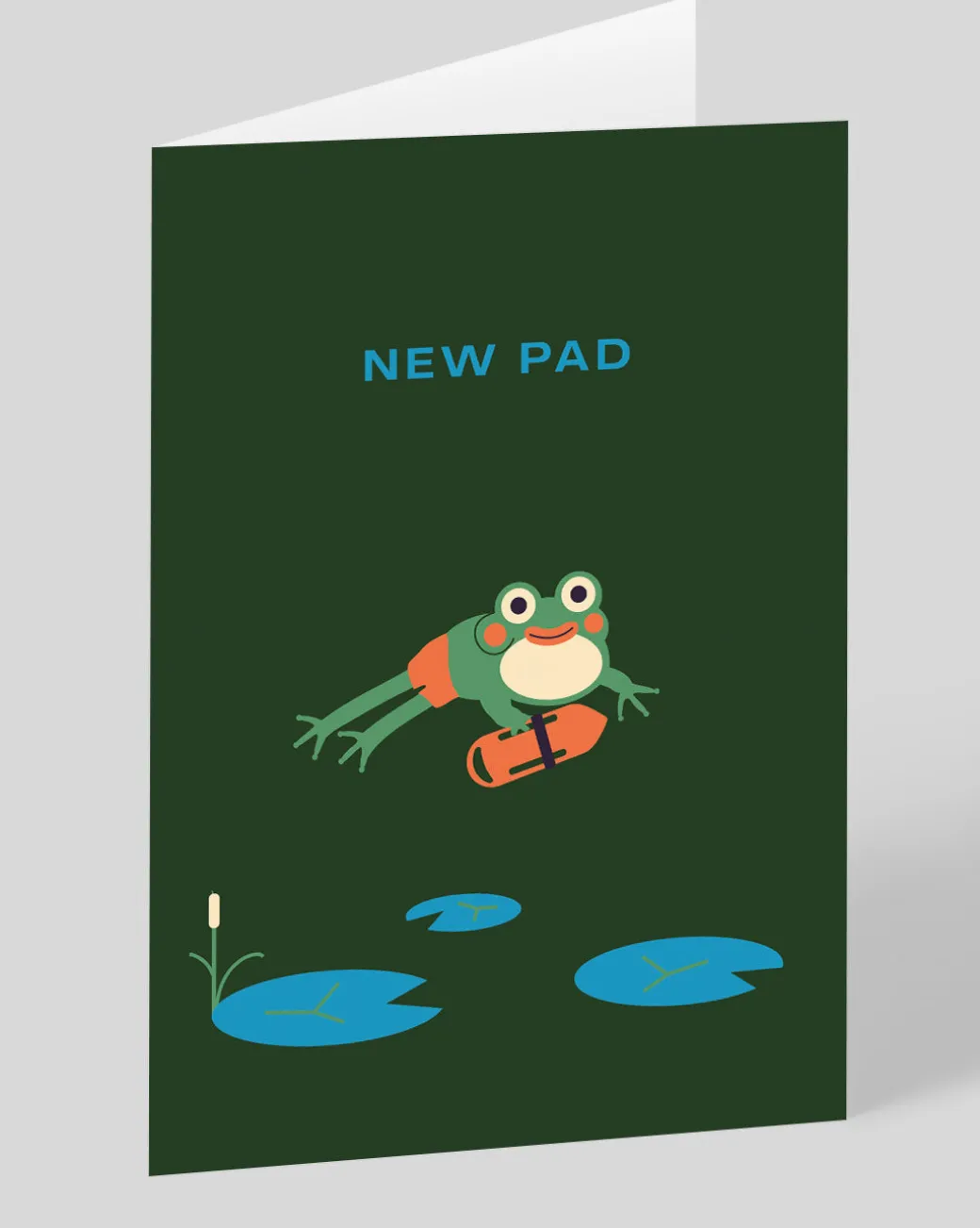 Personalised Frog New Pad New Home Card | Ohh Deer