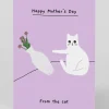 Personalised From the Cat Happy Mother's Day Card | Ohh Deer