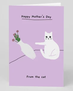 Personalised From the Cat Happy Mother's Day Card | Ohh Deer