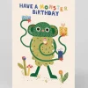 Personalised Fun Monster Birthday Card | Ohh Deer