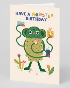 Personalised Fun Monster Birthday Card | Ohh Deer