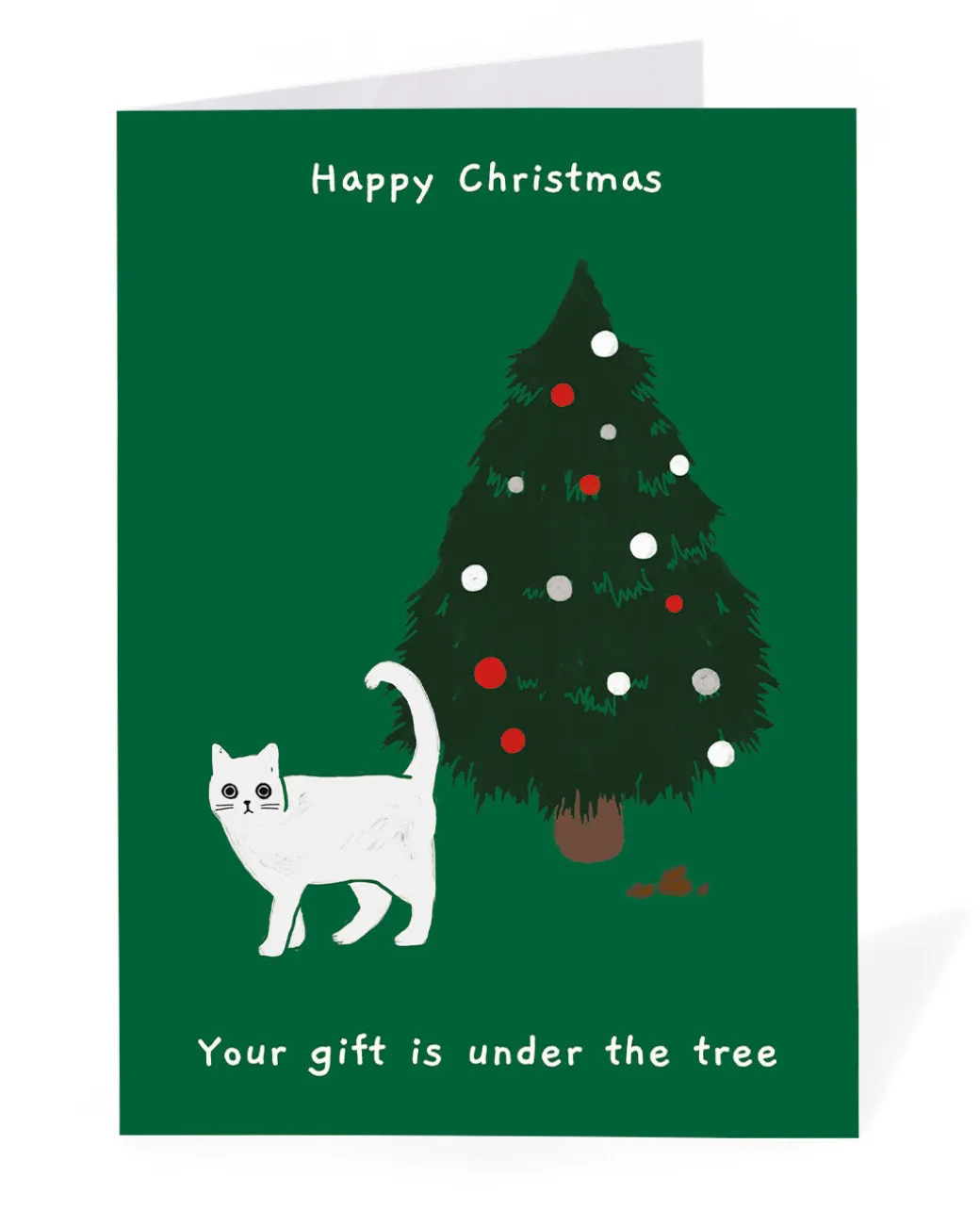 Personalised Gift Under the Tree Christmas Card | Ohh Deer