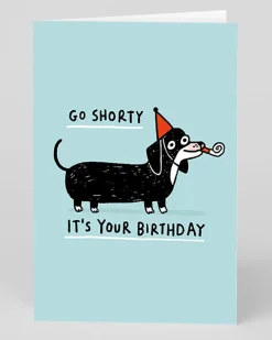 Personalised Go Shorty Birthday Card | Ohh Deer