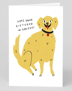 Personalised Golden Retriever Birthday Card | Ohh Deer