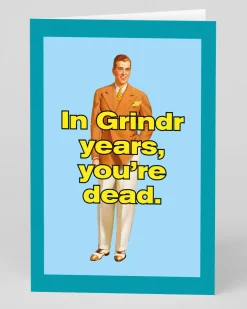 Personalised Grindr Years Birthday Card | Ohh Deer