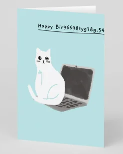 Personalised Happy Bir9669.. laptop Birthday Card | Ohh Deer