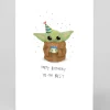 Personalised Happy Birthday Yo-da Best Greeting Card | Ohh Deer