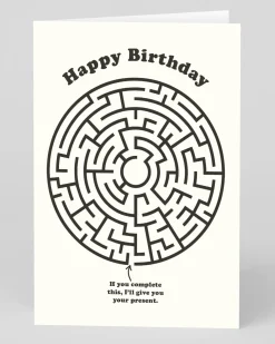 Personalised Happy Birthday Maze Birthday Card | Ohh Deer