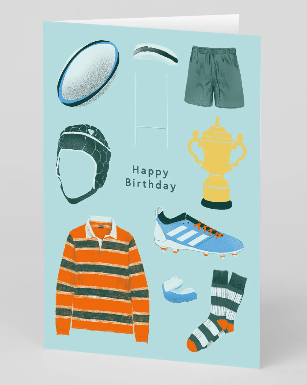 Personalised Happy Birthday Rugby Card | Ohh Deer