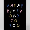 Personalised Happy Birthday To You Letters Card | Ohh Deer
