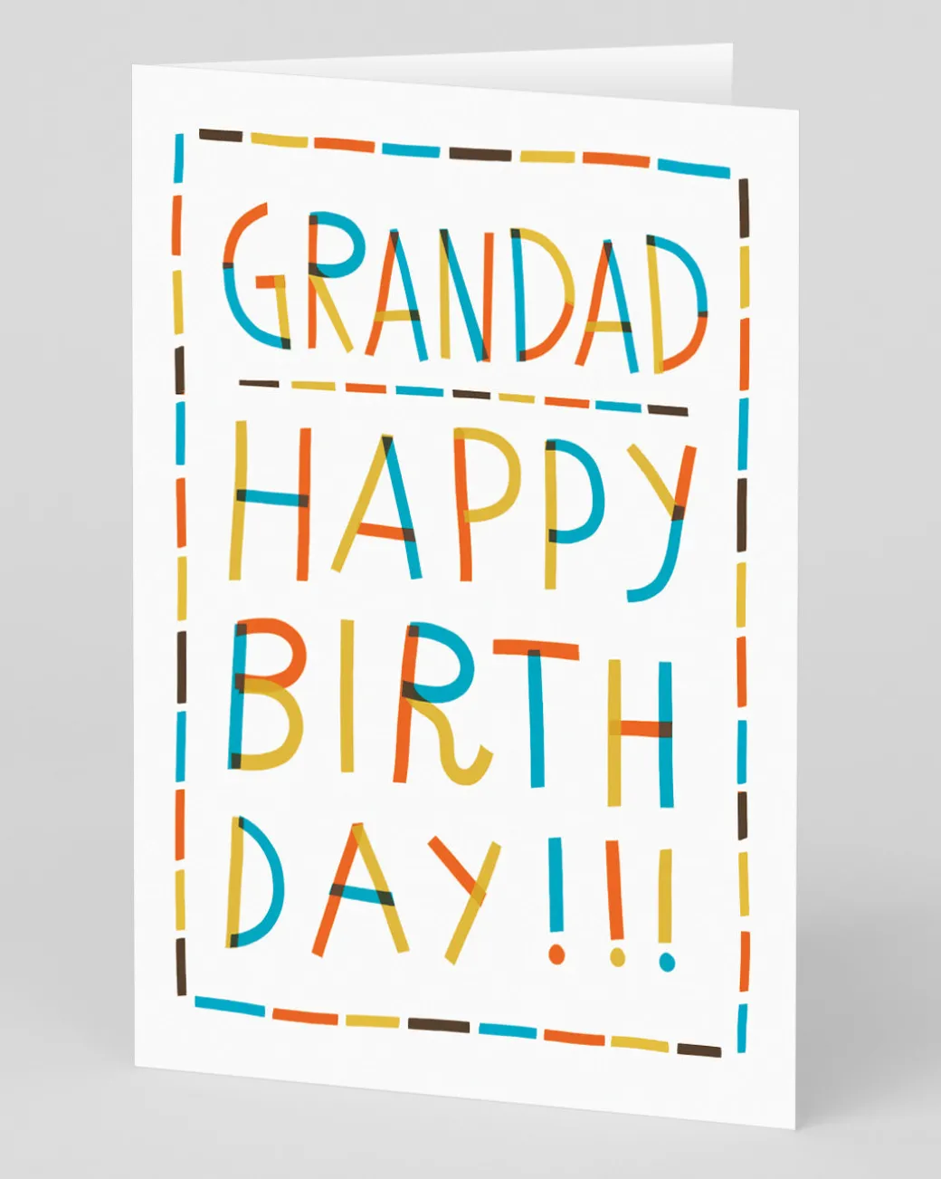 Personalised Happy Birthday Grandad Card | Ohh Deer