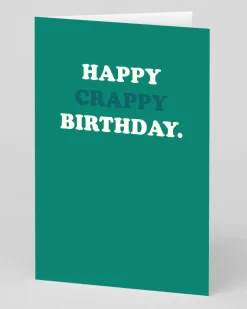 Personalised Happy Crappy Birthday Card | Ohh Deer