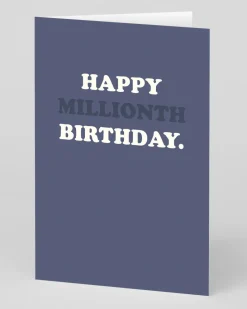 Personalised Happy Millionth Birthday Card | Ohh Deer