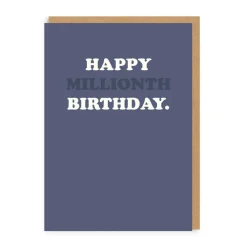 Personalised Happy Millionth Bday Birthday Card | Ohh Deer
