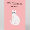 Personalised Happy Valentine's Day from the Cat Card | Ohh Deer