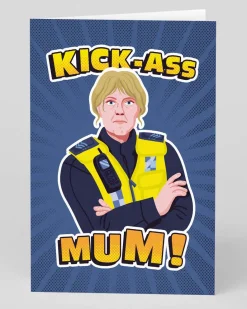 Personalised Happy Valley Kick Ass Mum Greeting Card | Ohh Deer