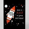 Personalised Have A Blast! Square Birthday Greeting Card | Ohh Deer