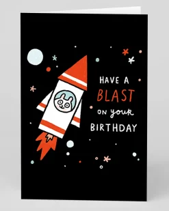 Personalised Have A Blast! Square Birthday Greeting Card | Ohh Deer