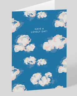Personalised Have A Lovely Day Clouds Greeting Card | Ohh Deer