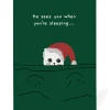 Personalised He Sees You When You're Sleeping Cat Christmas Card | Ohh Deer