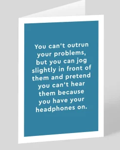 Personalised Headphones Greeting Card | Ohh Deer