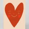 Personalised Heart Face Card | Ohh Deer