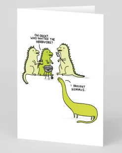 Personalised Herbivore BBQ Card | Just £3.50 | Ohh Deer