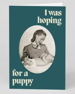 Personalised Hoping For a Puppy New Baby Card | Ohh Deer