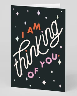 Personalised I Am Thinking Of You Greeting Card