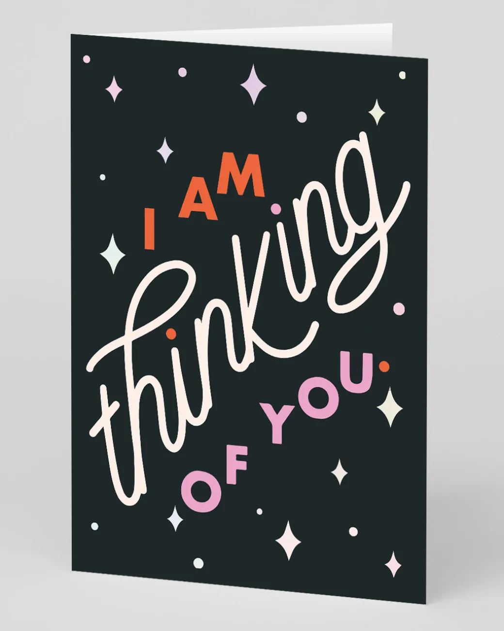 Personalised I Am Thinking Of You Greeting Card