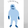 Personalised I Believe In You Yeti Greeting Card | Ohh Deer
