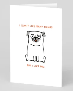 Personalised I Don't Like Many Things Greeting Card | Ohh Deer