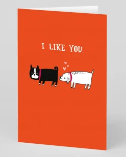 Personalised I Like You Dogs Greeting Card | Ohh Deer