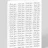Personalised I Love You Repeat Greeting Card | Ohh Deer