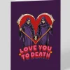 Personalised I Love You To Death Greeting Card | Ohh Deer