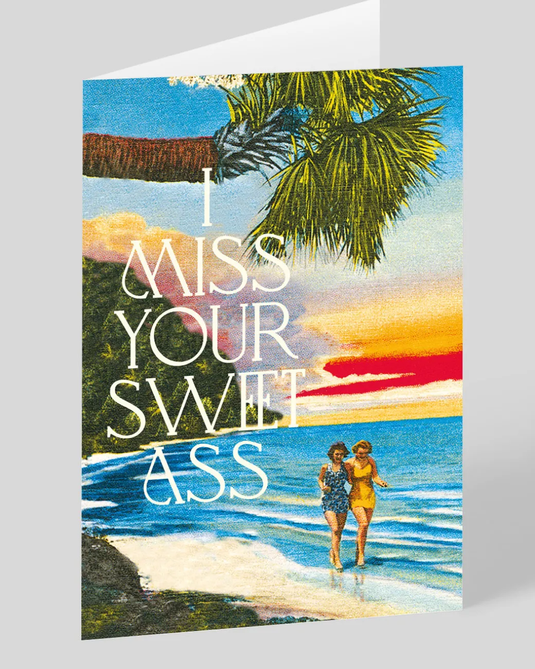 Personalised I Miss Your Sweet Ass Greeting Card | Ohh Deer