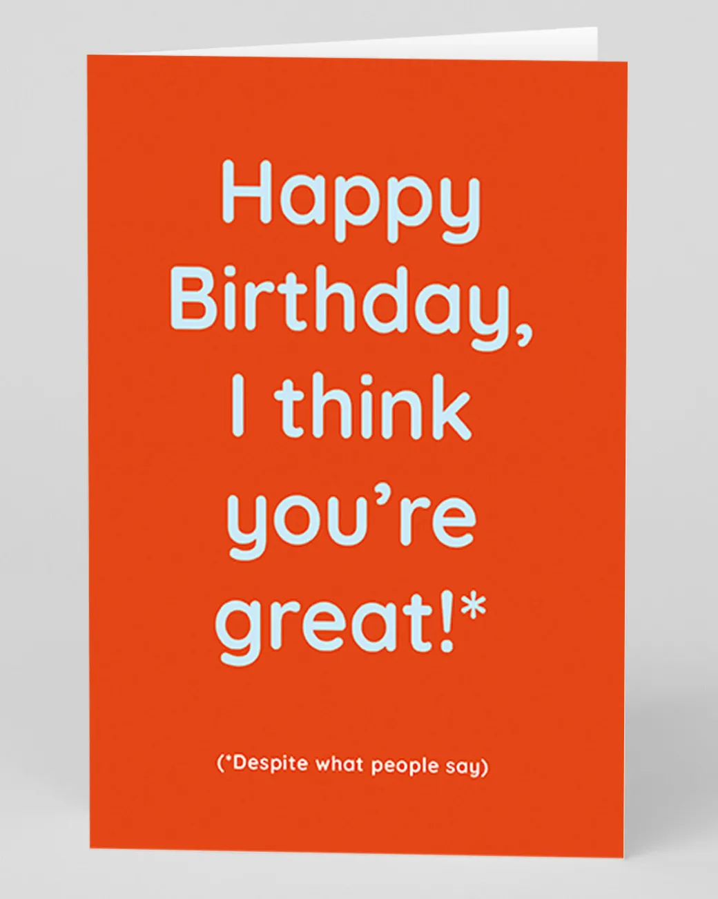 Personalised I Think You're Great Birthday Card | Ohh Deer