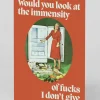 Personalised Immensity Of Fucks Not Given Greeting Card | Ohh Deer